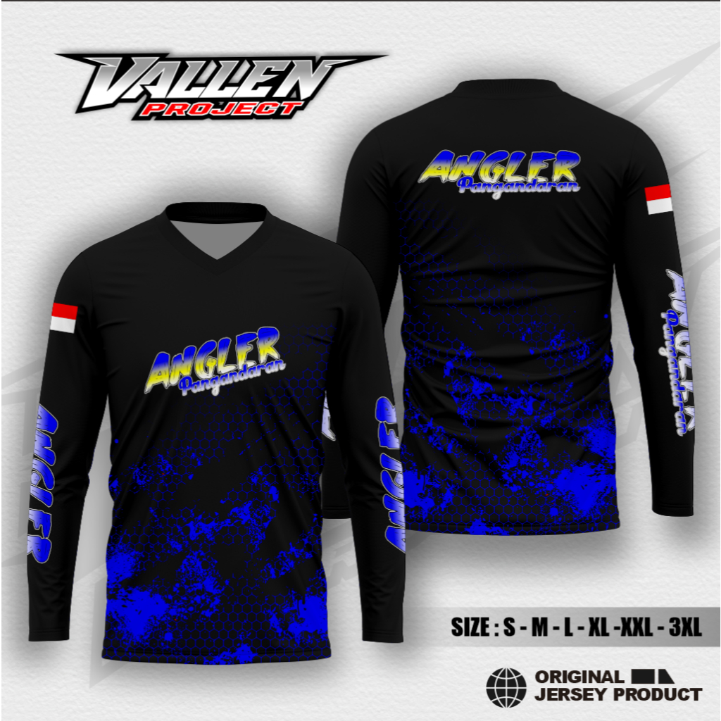JERSEY CUSTOM MANCING MANIA ( BEBAS DESIGN ) / JERSEY TANGAN PANJANG / JERSEY BAJU OBLONG MANCING / 