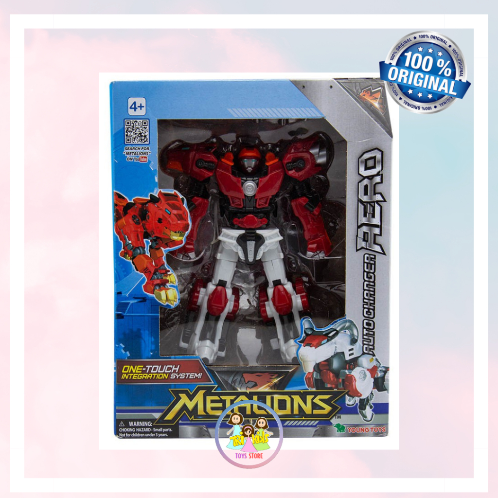 Metalions Auto Changer AERO Transforming Robot Young Toys
