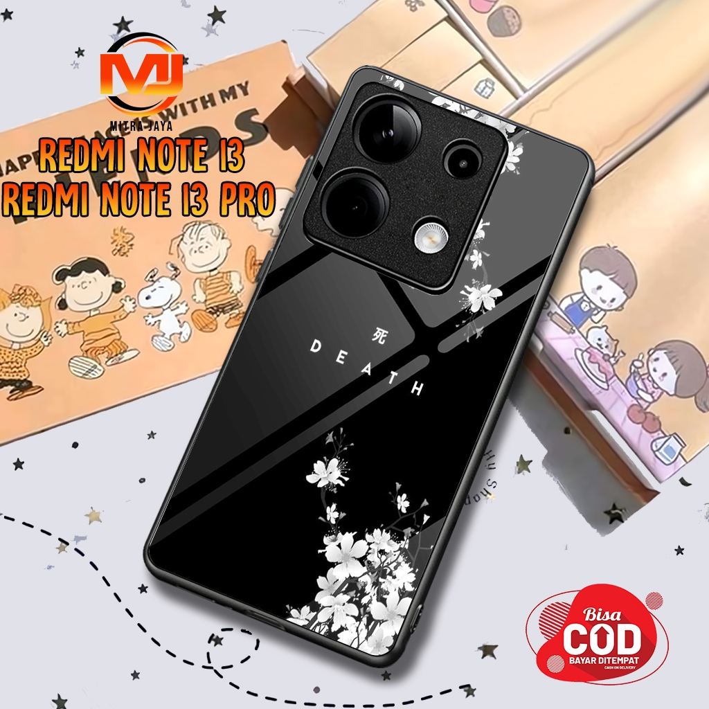 Case REDMI NOTE 13 / NOTE 13 PRO Terbaru - 029 - Mitra Jaya - Fashion Case Death Life Casing Hp Case