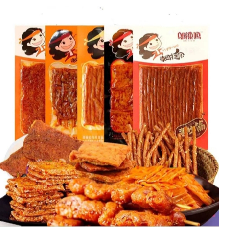 

[HALAL][100g] LATIAO/Snack Latiao Wulama Strip Kembang Tahu/WULAMA Latiao/ Cemilan snack VIRAL Halal