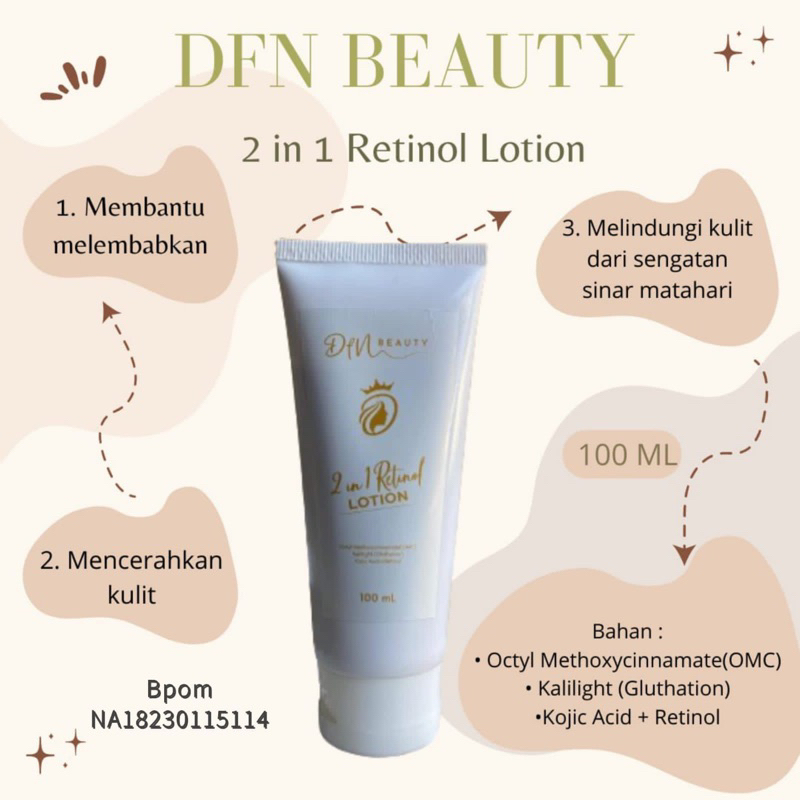 DfN Beauty 2 in 1 Retinol Lotion