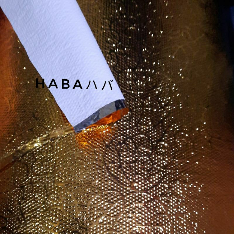 

HJK Kertas plasmen metallic gold silver super tahan air - bahan semacam kain emas perak batik untuk