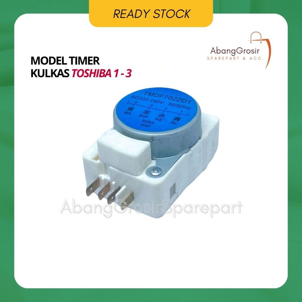 Timer Kulkas Model TOSHIBA 1-3 / Sparepart Penanda Waktu Lemari Es Toshiba Defrost