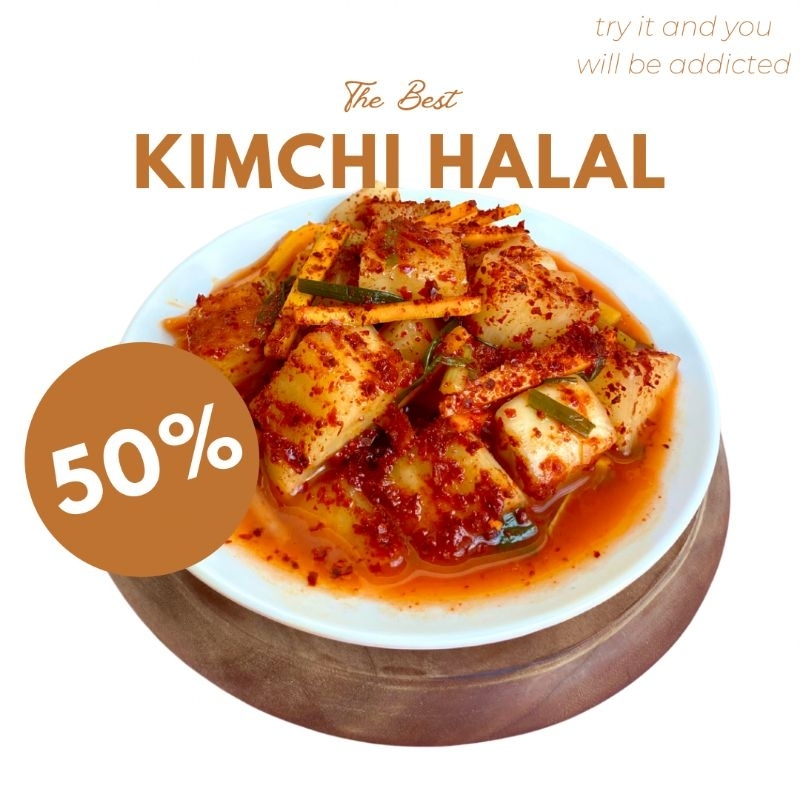 

Kimchi Sawi Kimci Lobak Timun Masitda Kimchi korea HALAL 100gram