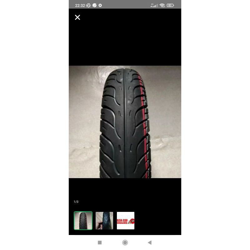 ban motor matic mio vario ukuran 80/90 tubles