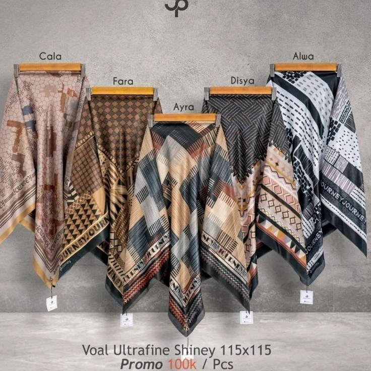 NEW MOTIF DISYA SILLA ALWA ALMIRA MELIYA FARA AYRA LALITA HILDA CALA BY JOURNEY SCARVES