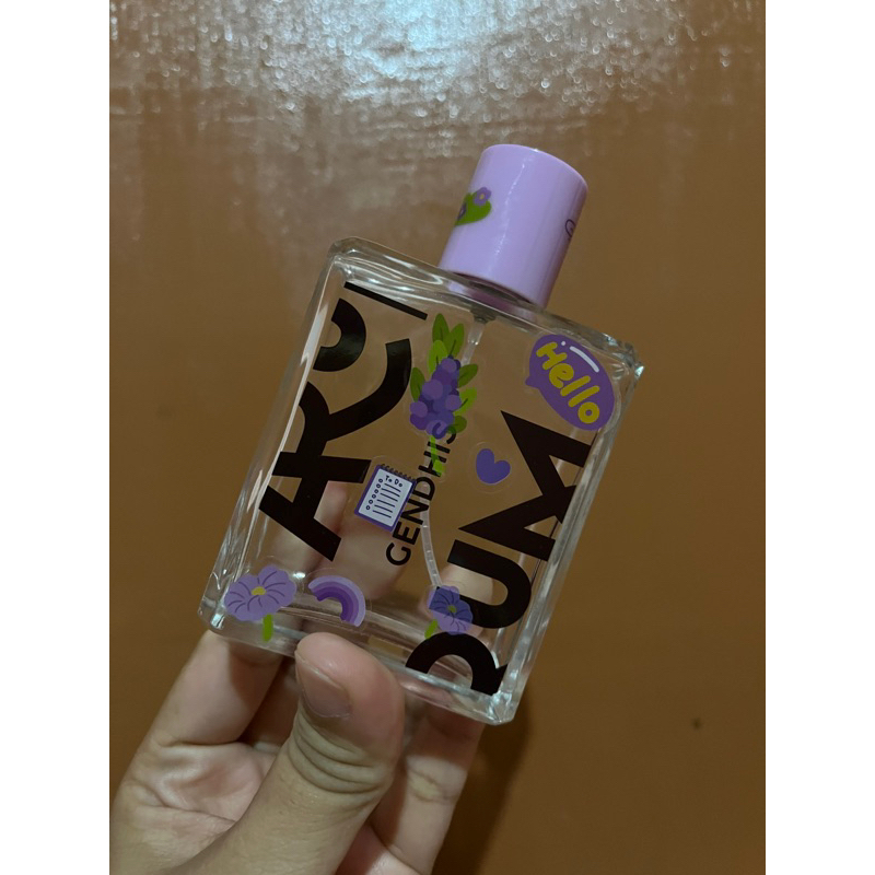 botol kosong parfum gendhis (hanya botol kaca kosong)