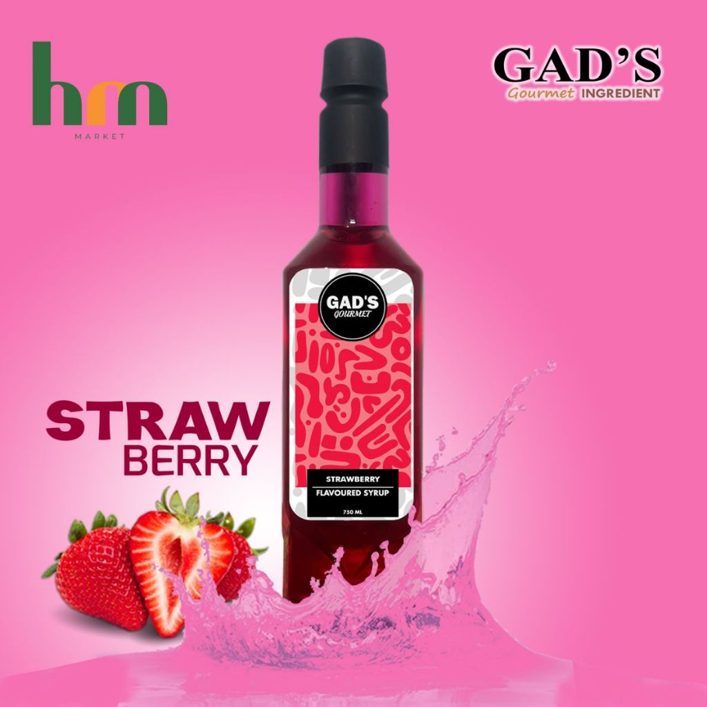 

Syrup Strawberry Gads Gourmet 750 ml