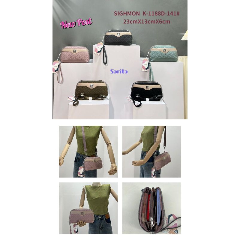 NEW TERMURAH... SARITA ORI SIGHMON TAS SELEMPANG WANITA IMPORT