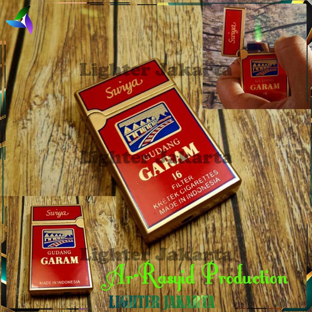 Korek Api Bara Gas Dupont Motif Gudang Garam F1lter Surya 287-16