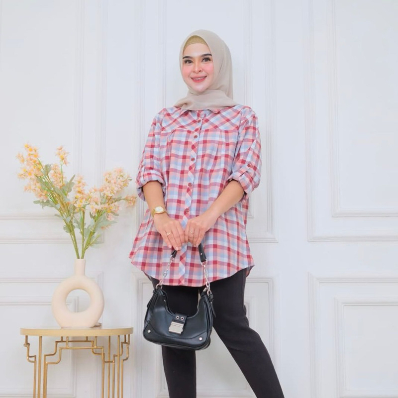 Azalea tunik katun jumbo/ tunik jumbo jumbo ld 120/tunik katun jumbo