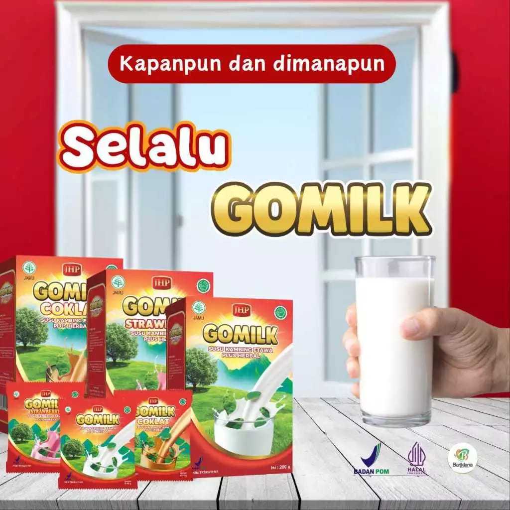 

Bariklana Gomilk Susu Kambing Etawa 200gr Susu Sehat Extrak Herbal