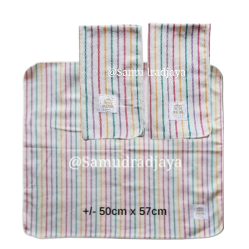 3 pcs alas ompol bayi / kain ompol lurik / perlak ompol bayi / kain lurik