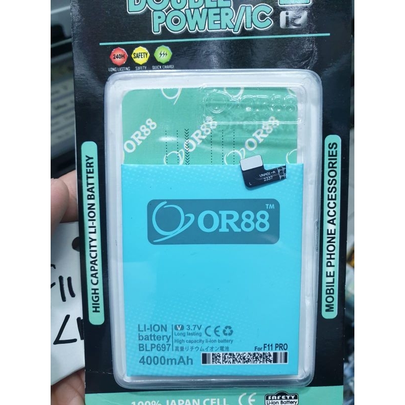 Baterai Oriens88 Double Power 2 IC OPPO F11 PRO/BLP-697
