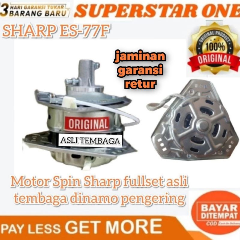ES-T77F Motor spin sharp fullset tembaga dinamo pengering