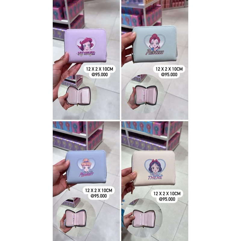 Dompet Princess Miniso x Princess | Card Holder 2sisi Princess | ID Card Princess x Miniso Ariel, Be