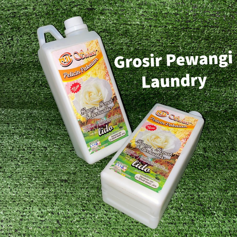 Pewangi Laundry Aroma LIDO - Pewangi Laundry Tahan Lama - Pelicin Pakaian Laundry - Pelembut Pakaian