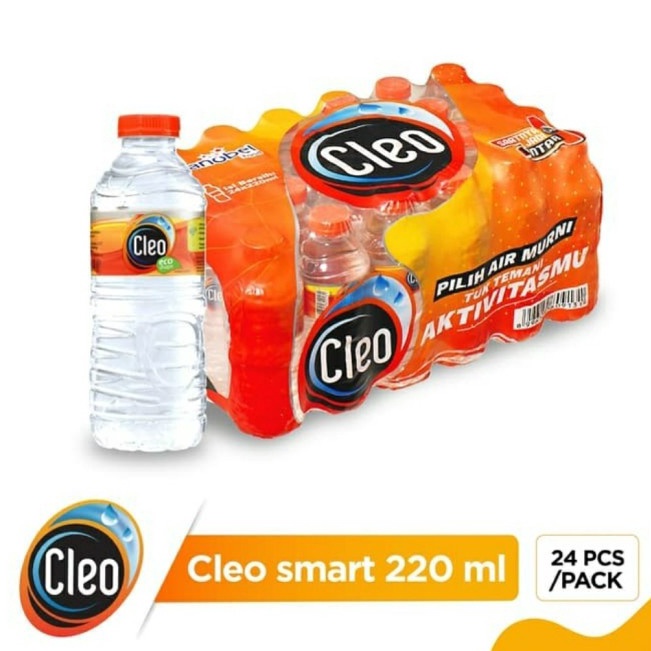 

Promosi Menarik Cleo Mini Air Minum Mineral Water 22ml 22 ml x 24 botol kecil