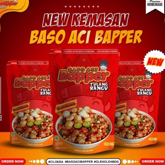 Action Now Baso Aci BAPPER boci Premium  CILOKBA Cilok bapper baso aci Baper baper sambel mercon MelySnack