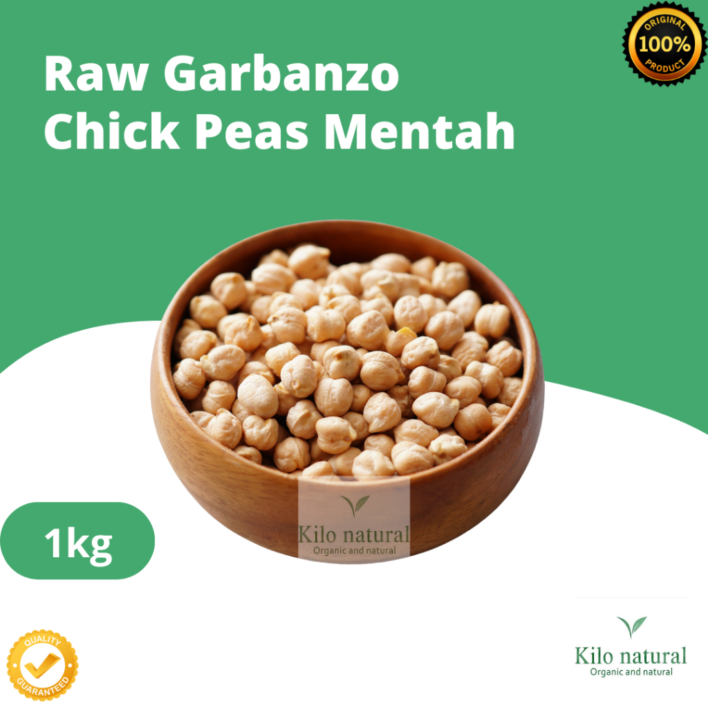 

1kg Garbanzo Mentah / Chickpeas / Chick Peas / Kacang Arab Mentah 1kg