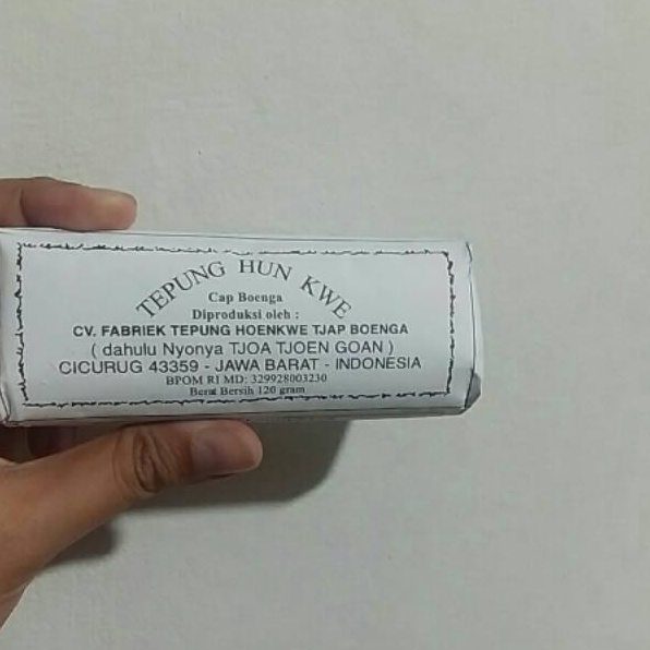 Kirim sekarang Tepung Hunkwe Cap Boenga