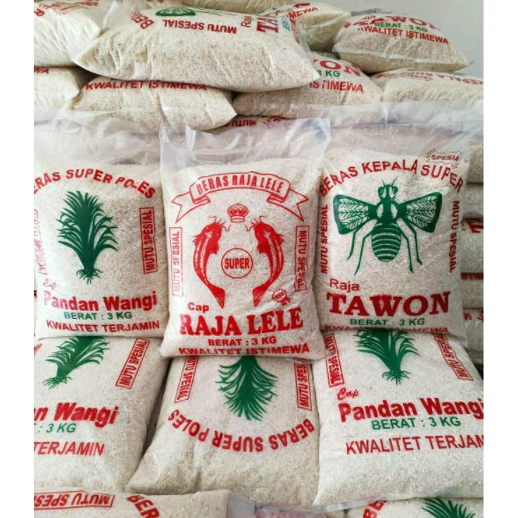 

Belanja Nyaman BERAS KEMASAN 3 KG READY BANYAK