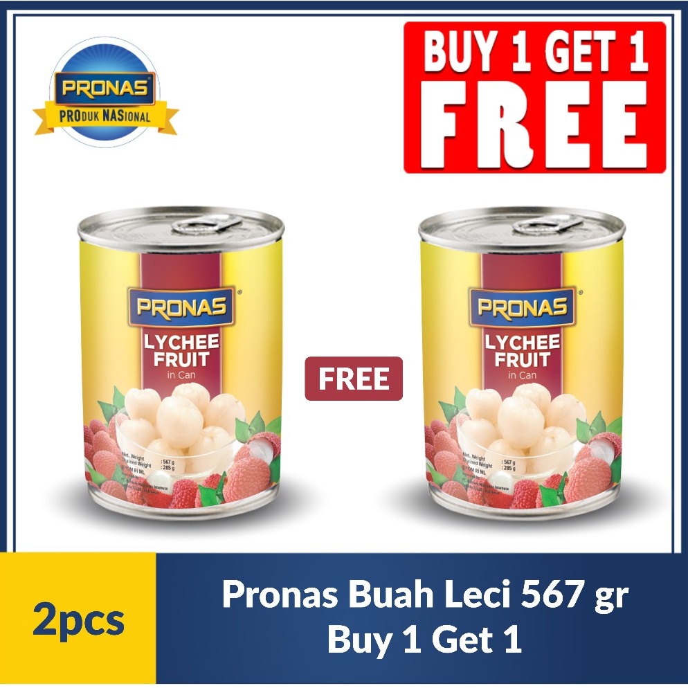 

Action Now PRONAS Buah Leci 567 gr Buy 1 Get 1