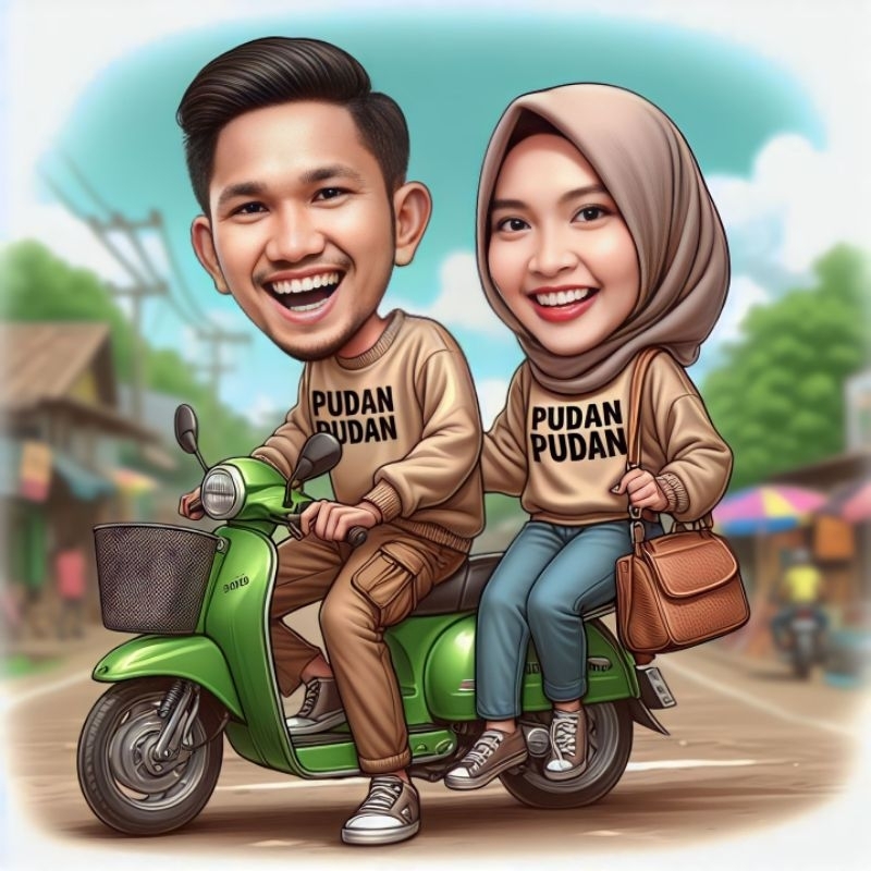 karikatur 3D termurah