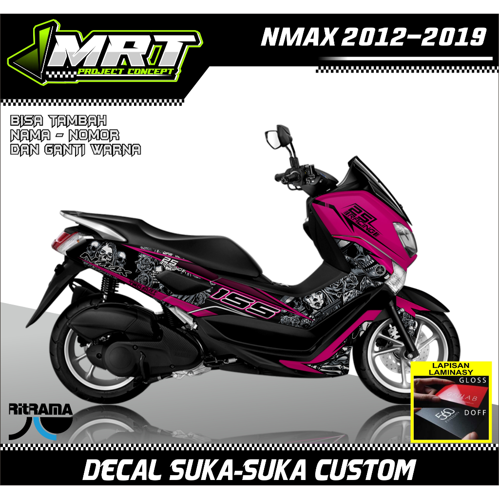 COD Decal Nmax Tahun 2012-2019 Full Body, Stiker Dekal Nmax 2012-2019 Full Body
