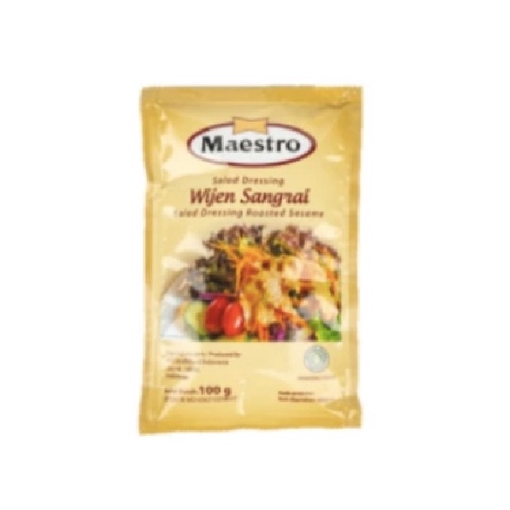

Real produk Maestro Wijen Sangrai Sachet 3 x 1 gr