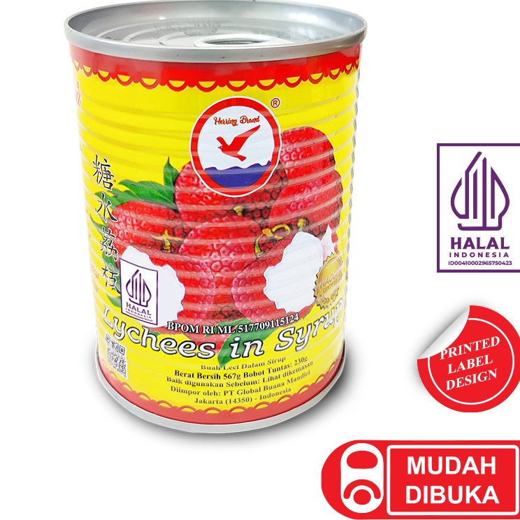 

Supreme Leci Lychee Kaleng Herring 567gr