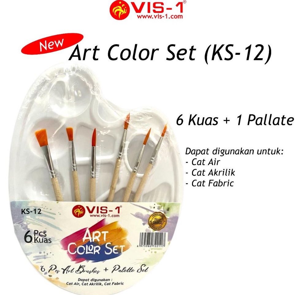 

Serbu Obral Kuas Set Palet Vis1 KS12