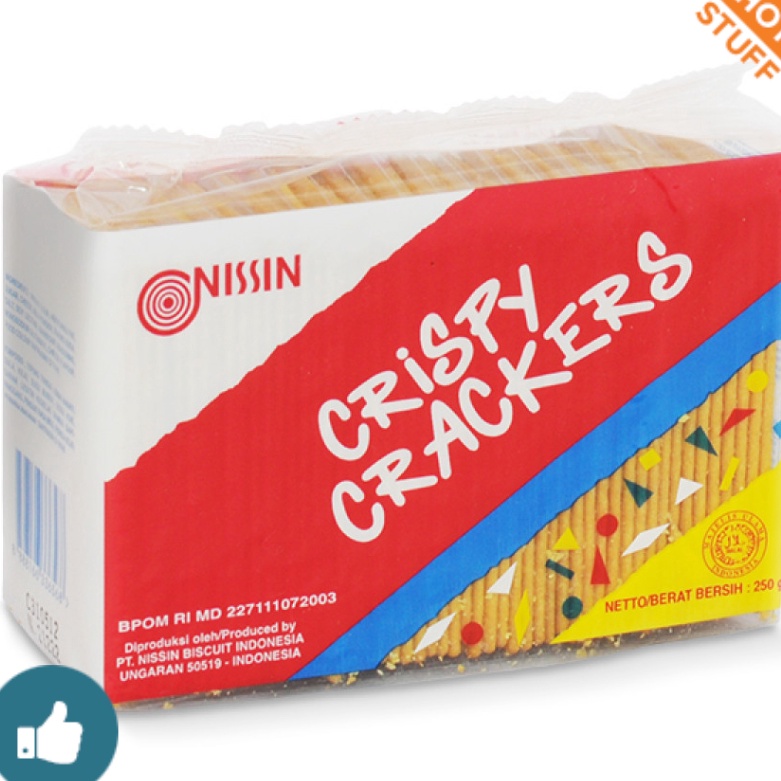 

Pesan disini Nissin Crispy Crackers 75 gr Nissin Crispy Crackers 25 gr