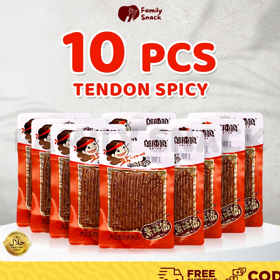 

Good Latiao Family Snack 1 pcsHALAL Wulama Gluten Latiao Snack a Vegetarian Food Wulama Gluten Chinese Snack Kembang Tahu