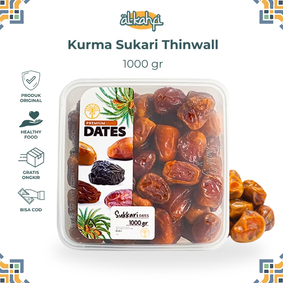 

Pesan cepat Kurma Sukari 1 Kg Thinwall Kurma Raja Premium Original