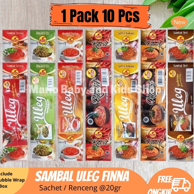 

ShareNow Sambal Uleg Finna Isi 1 Sachet Renceng Sambel Uleg
