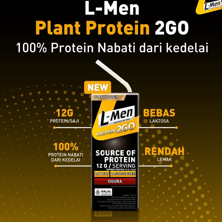 

Miliki sekarang L Men UHT RTD Plant Protein 2 GO Ogura 19ml 12gr Protein Serving Tinggi Protein Nabati Siap Minum