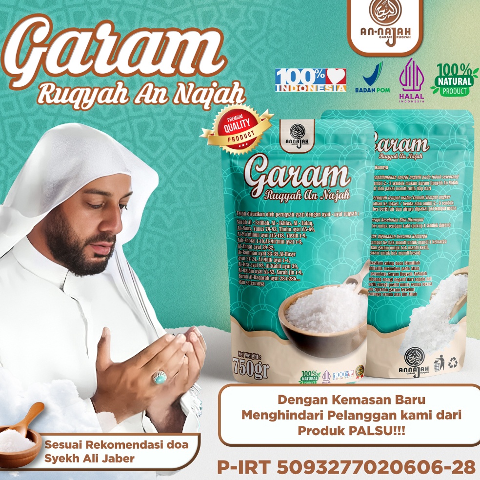 

Murah Lebay GARAM RUQYAH ANNAJAH SOLUSI KESUKSESAN tolak balak pelarisan perlindungan dan keberuntungan