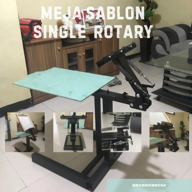 Meja sablon single rotary