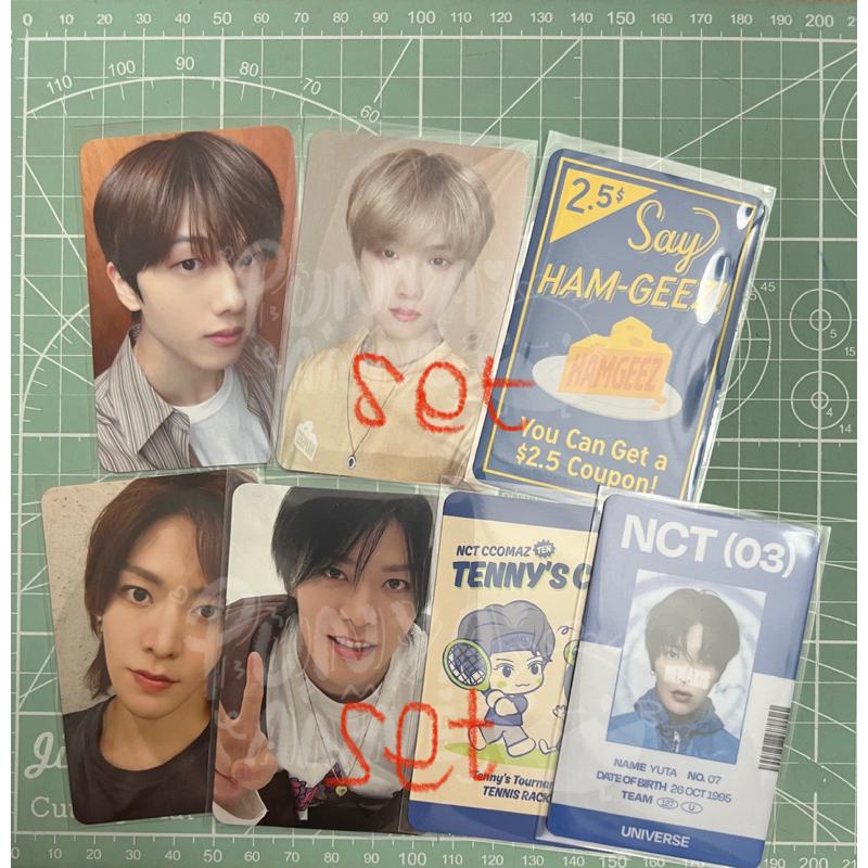 Jisung Mernel tc ccomaz orange ver Yuta tc ccomaz green ver tc sanrio selca IDC Universe