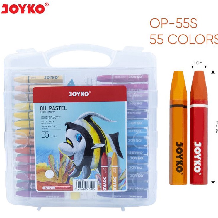 

Produk Berkualitas Crayon Joyko 55 Warna 1pak