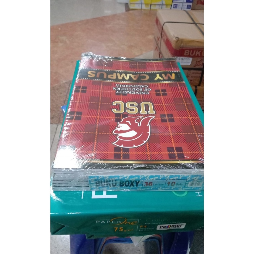 

Langsung Miliki PROMO Buku Tulis Campus 36 lembar PANJANG XBOX 1 PAK