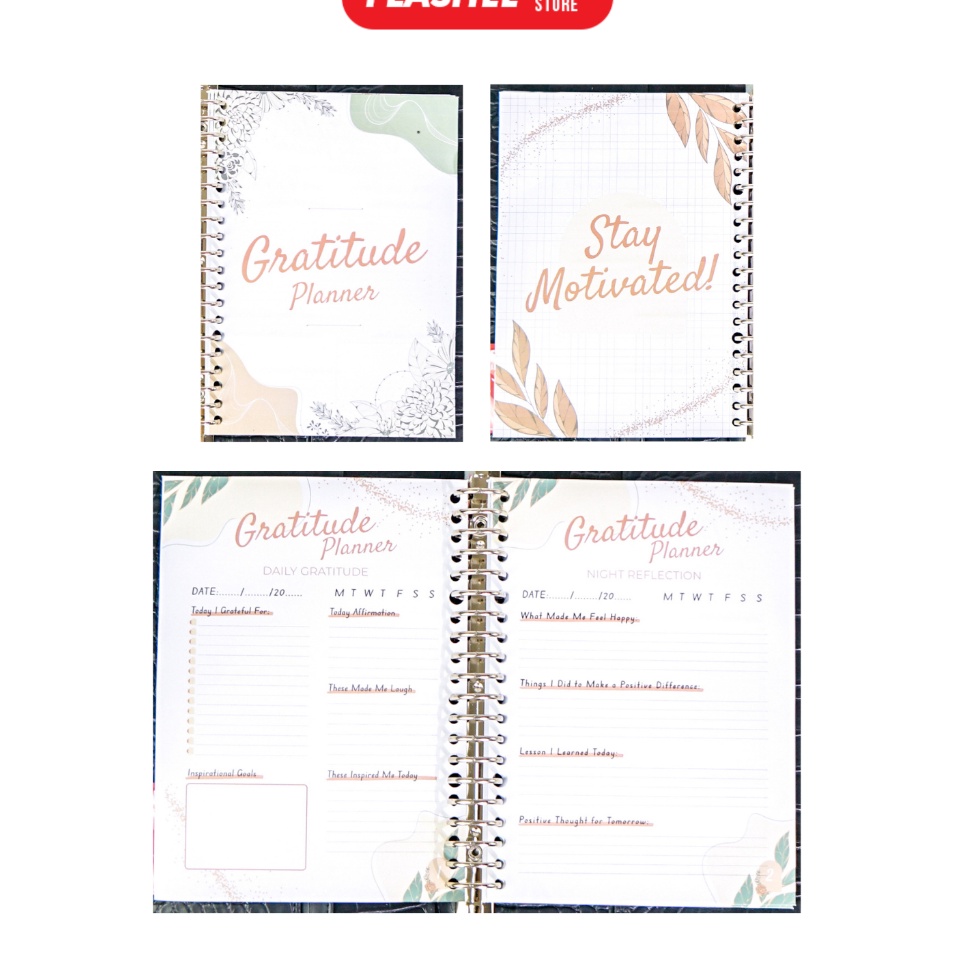 

Buruan Beli Loose Leaf Binder Gratitude Planner A5 HVS 1 Gsm Kertas Planner Binder B5 Refill Binder Loose Leaf