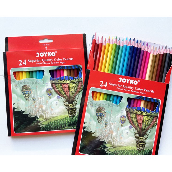 

Pusat Belanja Color Pencil Pensil Warna Superior Quality Joyko CP11 24 Warna