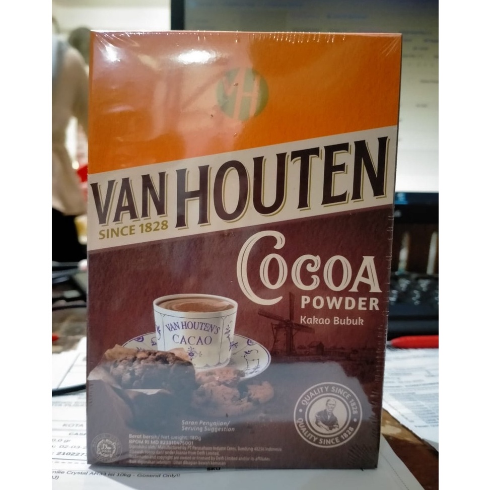

Hot Item Cokelat Bubuk Van Houten 165gr Cocoa Powder