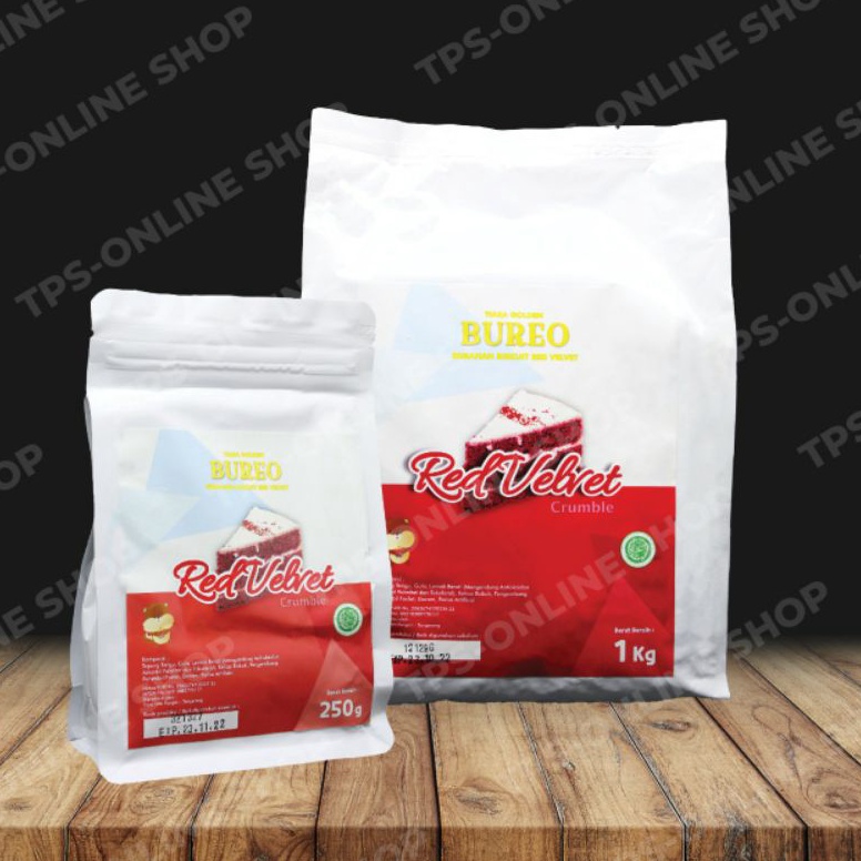 

Pasti Laku Bureo Red Velvet Biscuit Crumble 1kg