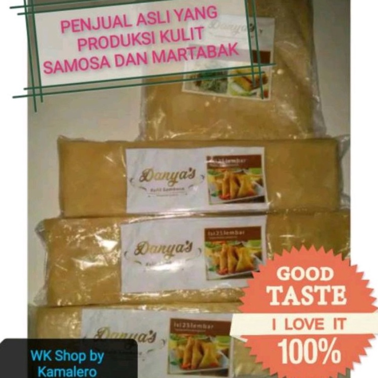 

Buruan pesan Kulit Samosa Sambosa Sedang 3 cm X 78 cm isi 25 Lembar