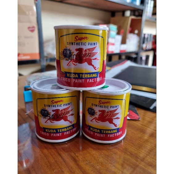 

Paling Hemat Cat kayubesi kuda terbang 1 kg 1 gram kaleng kecil
