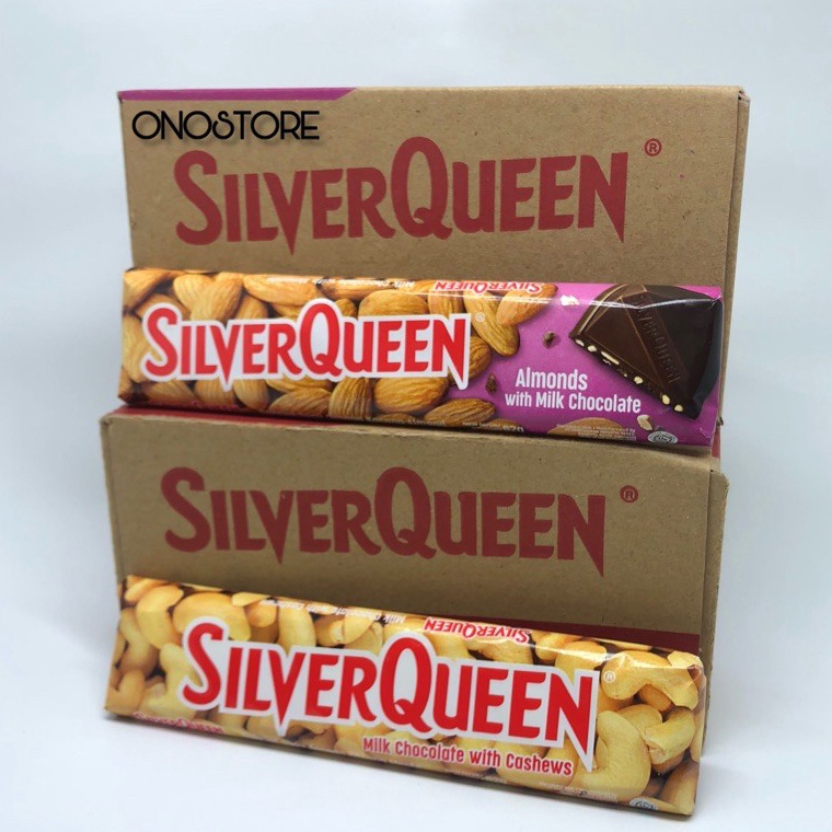 

Dijual Silverqueen Cokelat Almond Cashew 58 Gram