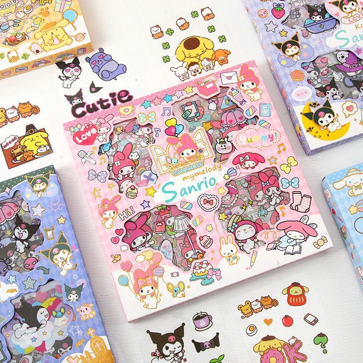 

Best Promo SANRIO STICKER BOX CHARACTER CARTOON STICKER 2D BOX ISI 1 LEMBAR STIKER AESTETHIC KOREA MASU KUROMI LOTSO